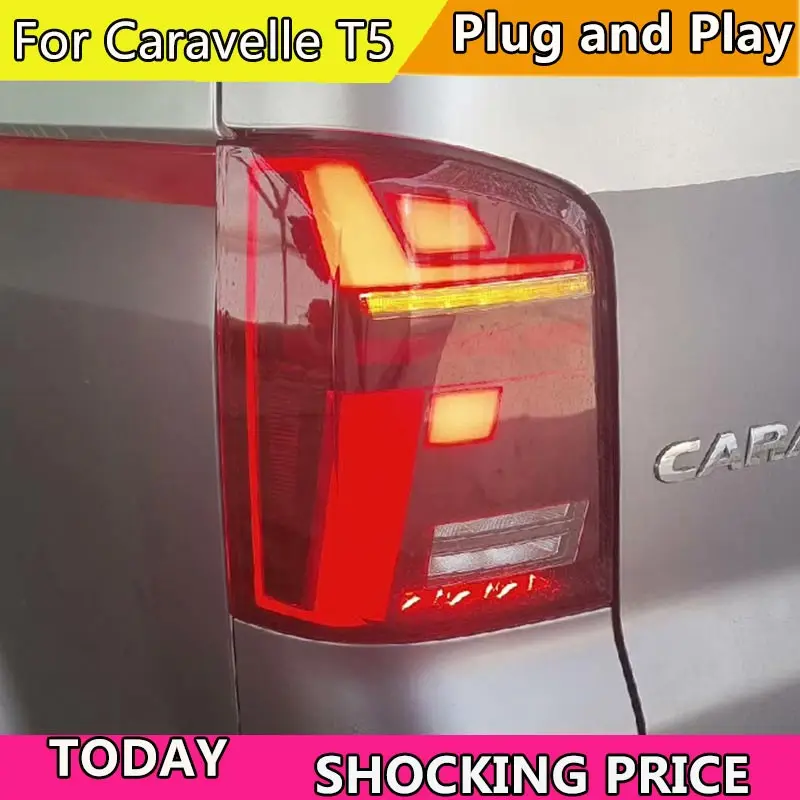 Car Tail Lights For VW Multivan Caravelle T5 2011-2015 new style full LED Tail Lamp Dynamic Turn Signal Light Tail Lamp Assembly
Car Tail Lights For VW Multivan Caravelle T5 2011-2015 new style full LED Tail Lamp Dynamic Turn Signal Light Tail Lamp Assembly