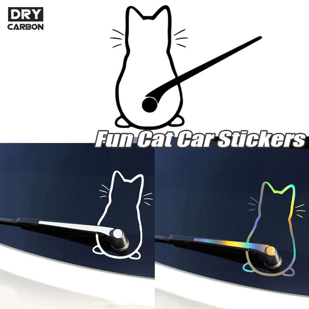 Fun Cat Car Stickers Car Exterior Stickers Art Design Window Rear Glass Car Decoration Car Styling Stickers And Decals
Fun Cat Car Stickers Car Exterior Stickers Art Design Window Rear Glass Car Decoration Car Styling Stickers And Decals