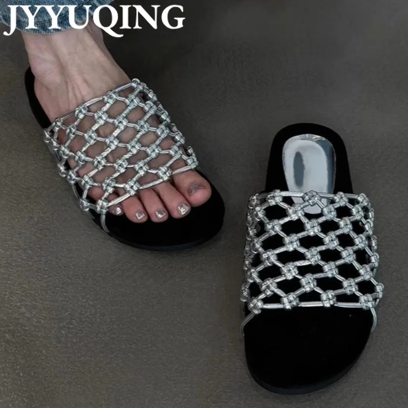 Weave Flats Slippers Women Platform Sandals Mesh Woman Shoes Summer 2025 Comfort Flip Flops Trend Beach Slides Sandalias Mujer
Weave Flats Slippers Women Platform Sandals Mesh Woman Shoes Summer 2025 Comfort Flip Flops Trend Beach Slides Sandalias Mujer