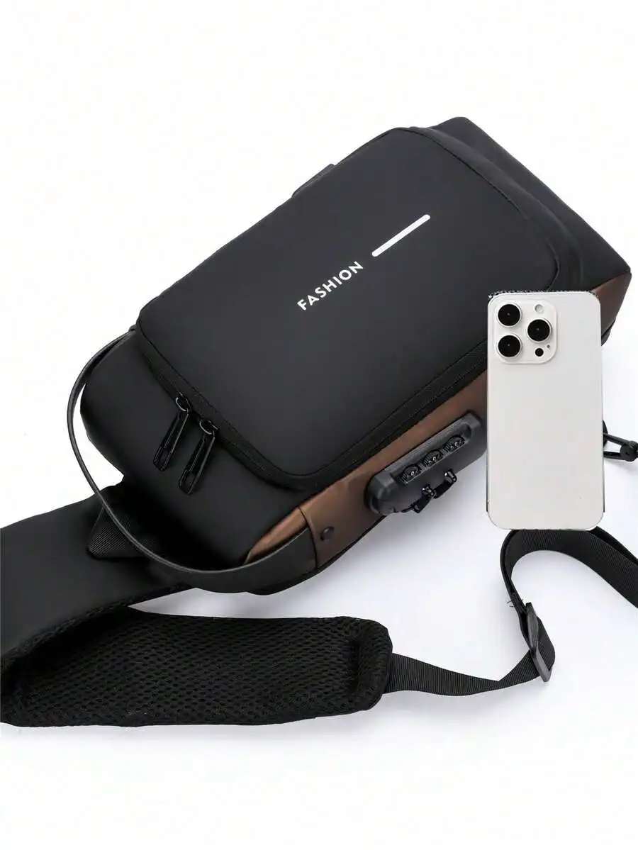 Mens Chest Bag Large Capacity One Shoulder Diagonal Bag With Password Lock Anti-Theft Waterproof Wear-Resistant Bag
Mens Chest Bag Large Capacity One Shoulder Diagonal Bag With Password Lock Anti-Theft Waterproof Wear-Resistant Bag