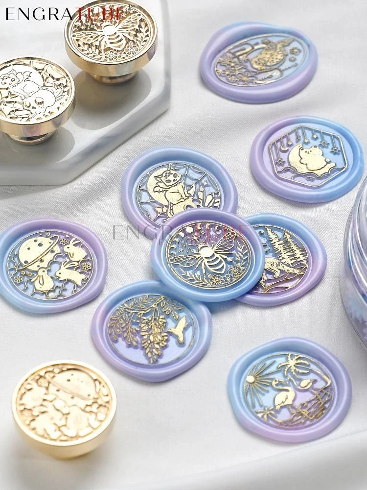 Brass Wax Seal Stamp Lily Wisteria Elf Butterfly Rabbit Whale Bee Fox Flamingos Sealing Stamp For Envelopes Wedding Invitations
Brass Wax Seal Stamp Lily Wisteria Elf Butterfly Rabbit Whale Bee Fox Flamingos Sealing Stamp For Envelopes Wedding Invitations