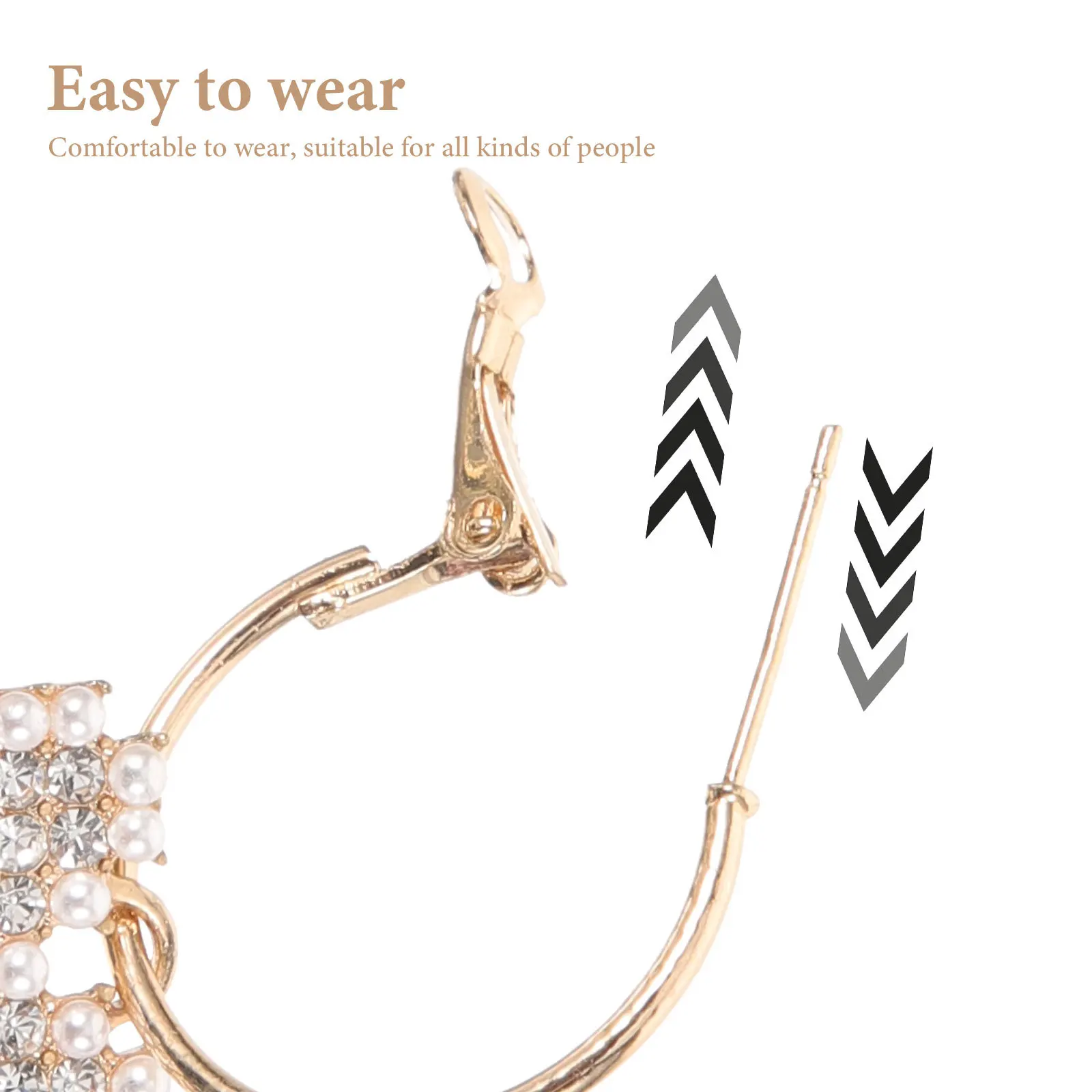 1 Pair Heart Shape Rhinestone Alloy Ear Drop For Women Elegant Bling Earrings Jewelry Party Wedding Evening Wear Casual Outfit
1 Pair Heart Shape Rhinestone Alloy Ear Drop For Women Elegant Bling Earrings Jewelry Party Wedding Evening Wear Casual Outfit