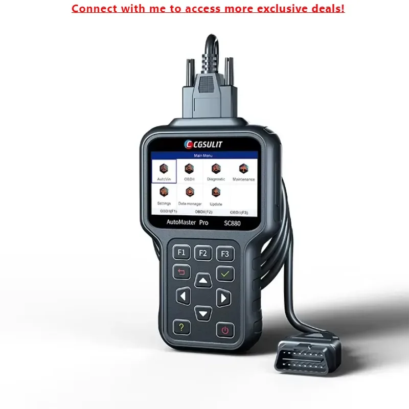 CGSULIT SC880 Patent Product Outil De Correction Kilometrage Obd2 Scanner Voiture Vehicle Diagnostic Tools
CGSULIT SC880 Patent Product Outil De Correction Kilometrage Obd2 Scanner Voiture Vehicle Diagnostic Tools