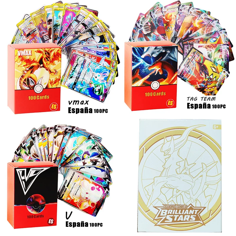 Английские/испанские карты Pokemon Arceus Charizard Pikachu, флэш-карта GX VMAX, голограммная игра, боевая коллекция, детская коллекционная карточная игрушка
Английские/испанские карты Pokemon Arceus Charizard Pikachu, флэш-карта GX VMAX, голограммная игра, боевая коллекция, детская коллекционная карточная игрушка
