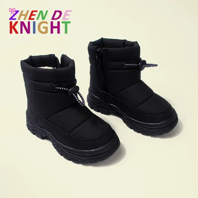 Новые зимние детские теплые хлопковые зимние ботинки, размер 26-32: морозоклеящиеся боковые молнии на флисовой подкладке, толстая противоскользящая подошва для мальчиков и девочек
Новые зимние детские теплые хлопковые зимние ботинки, размер 26-32: морозоклеящиеся боковые молнии на флисовой подкладке, толстая противоскользящая подошва для мальчиков и девочек