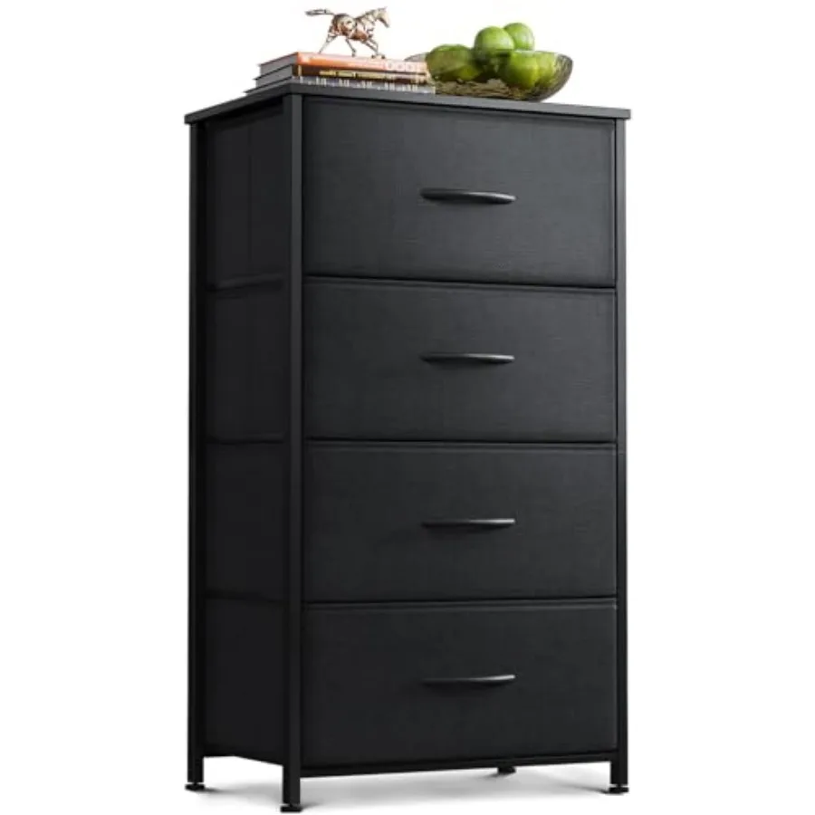 Dresser for Bedroom with 4 Storage Drawers Small Dressers Chest of Drawers Fabric Dresser with Sturdy Steel Frame
Dresser for Bedroom with 4 Storage Drawers Small Dressers Chest of Drawers Fabric Dresser with Sturdy Steel Frame
