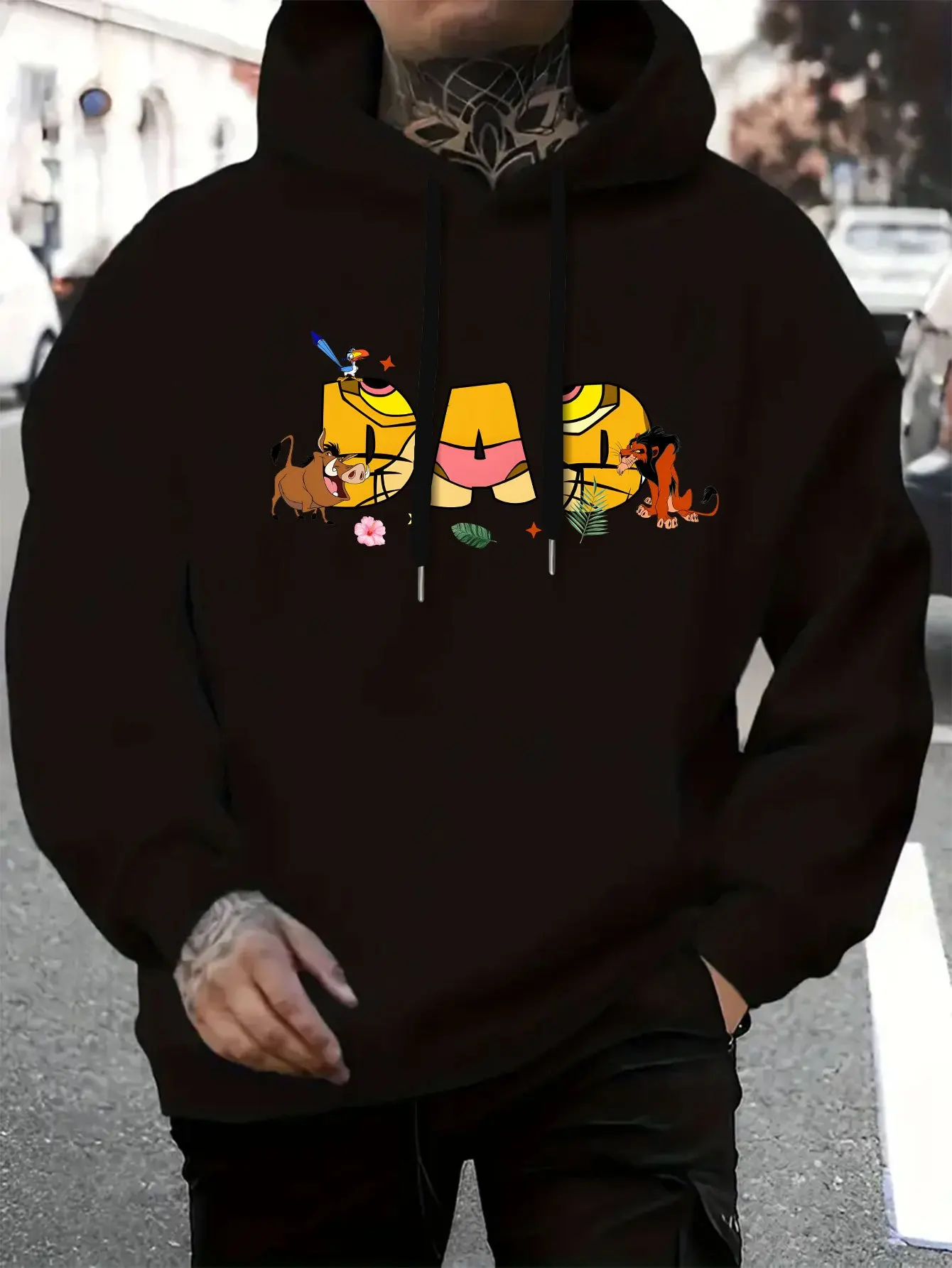 Мужская толстовка с капюшоном Disney Simba King Lion Dad, осень-зима, флисовая, унисекс, модный уличный стиль, свободная модная уличная одежда больших размеров
Мужская толстовка с капюшоном Disney Simba King Lion Dad, осень-зима, флисовая, унисекс, модный уличный стиль, свободная модная уличная одежда больших размеров