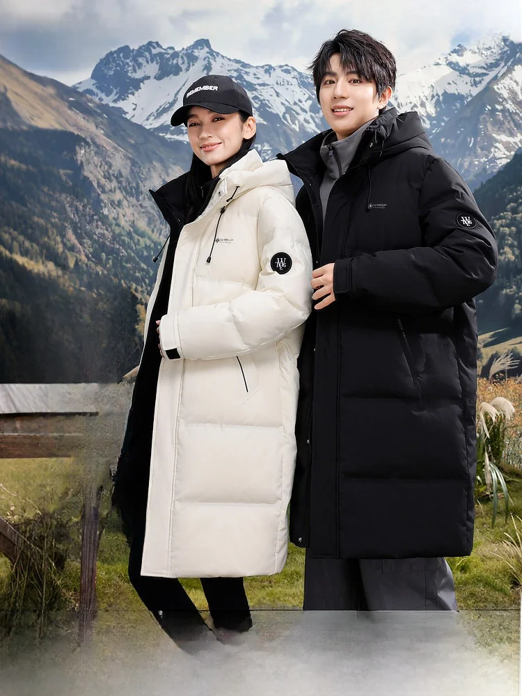 Snow Flying 2026 Spring New Couple's Mid-Length down Jacket Hooded Fashion Simple Comfortable Warm Men's Women's Padded Coat
Snow Flying 2026 Spring New Couple's Mid-Length down Jacket Hooded Fashion Simple Comfortable Warm Men's Women's Padded Coat
