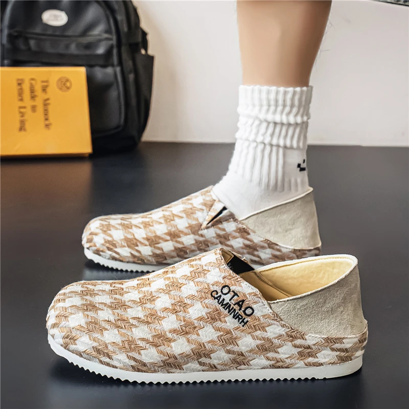Men's Birkfoot Slip-On Shoes Summer 2026 New Breathable Cloth Soft Bottom Versatile Lazy One-Touch Casual Board Shoes
Men's Birkfoot Slip-On Shoes Summer 2026 New Breathable Cloth Soft Bottom Versatile Lazy One-Touch Casual Board Shoes