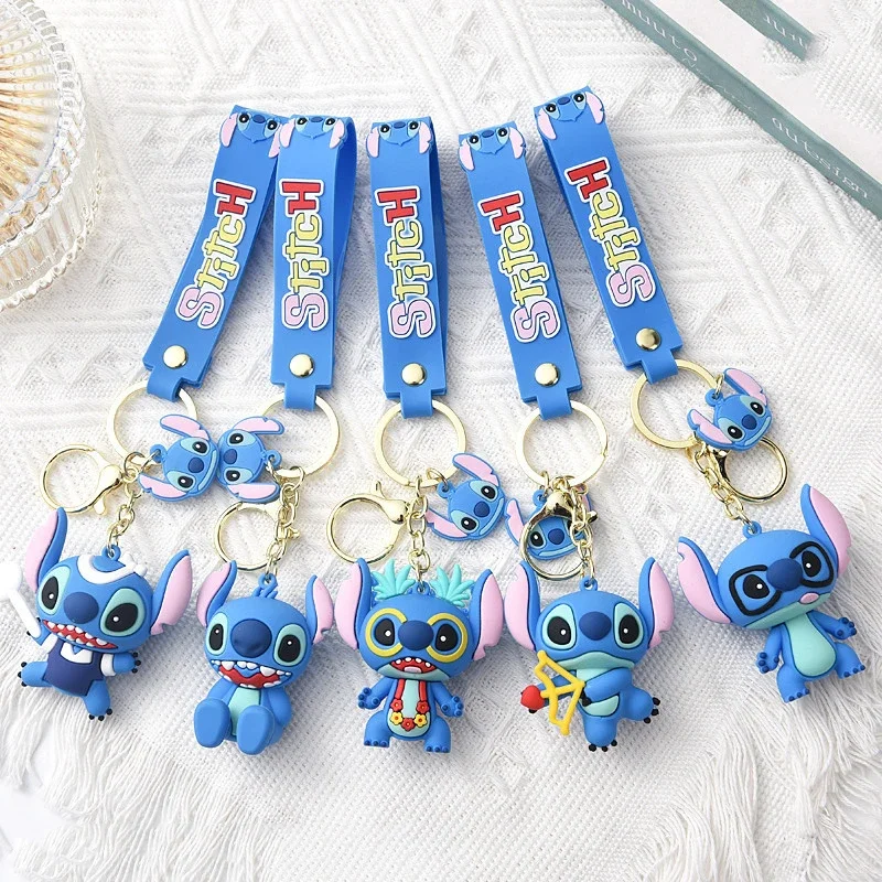 MINISO Cute Disney Stitch doll Keychain Cartoon Keyring Hanging Couples Bag Pendant Small Gift
MINISO Cute Disney Stitch doll Keychain Cartoon Keyring Hanging Couples Bag Pendant Small Gift