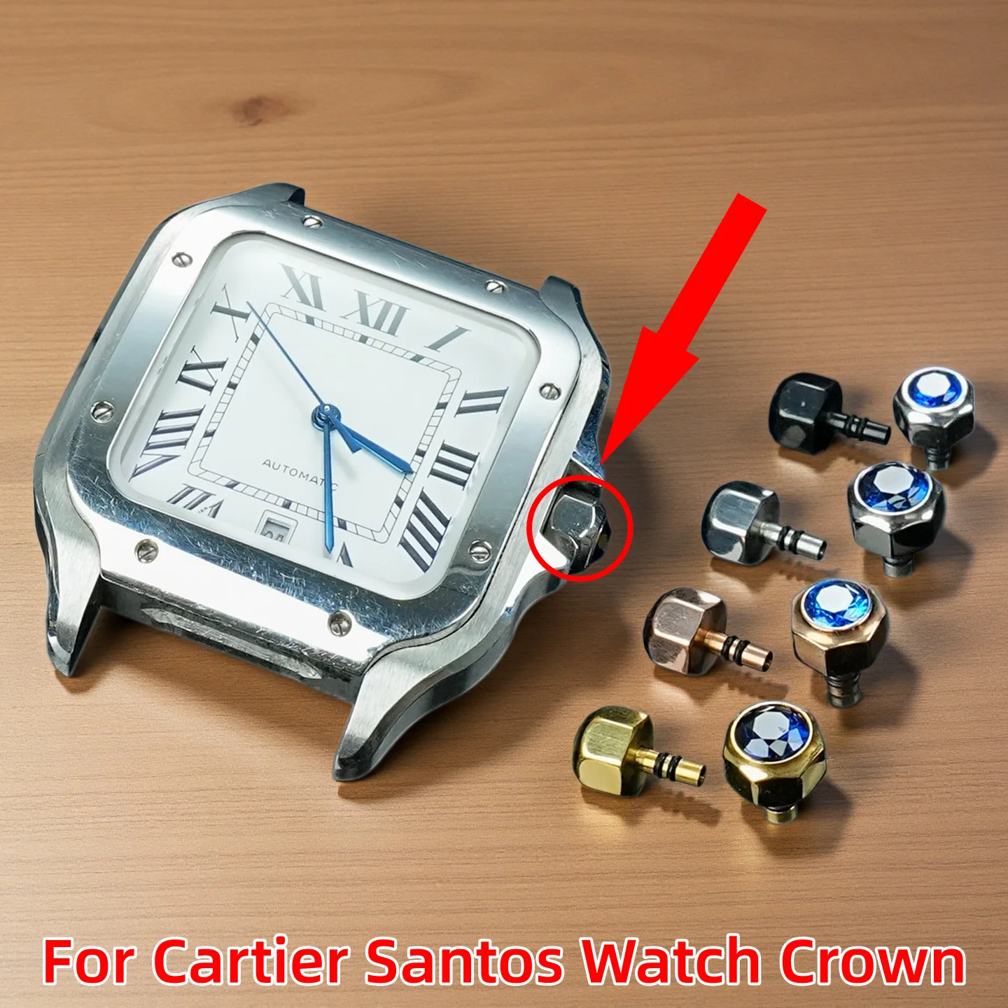 For Cartier Santos Watch Crown Stainless Steel Time Setting Stem Replacement Watch Accessories For W20073X8 WSSA0018 WSSA0010
For Cartier Santos Watch Crown Stainless Steel Time Setting Stem Replacement Watch Accessories For W20073X8 WSSA0018 WSSA0010