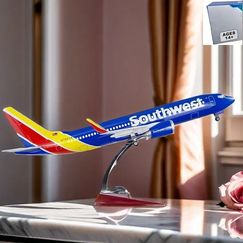 New 1:80 Large Model Scale 737 Airplane With LED Southwest for Collection Airsoft Airlines Plane Diecast Gun Light Engine Home
New 1:80 Large Model Scale 737 Airplane With LED Southwest for Collection Airsoft Airlines Plane Diecast Gun Light Engine Home