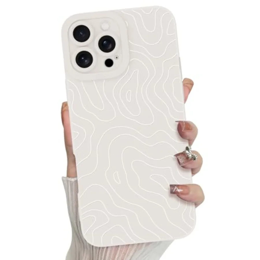 for Case, Silicone Wave Ripple Cute Pattern, Camera Protection Soft Slim Phone Case for Phone Case -White
for Case, Silicone Wave Ripple Cute Pattern, Camera Protection Soft Slim Phone Case for Phone Case -White