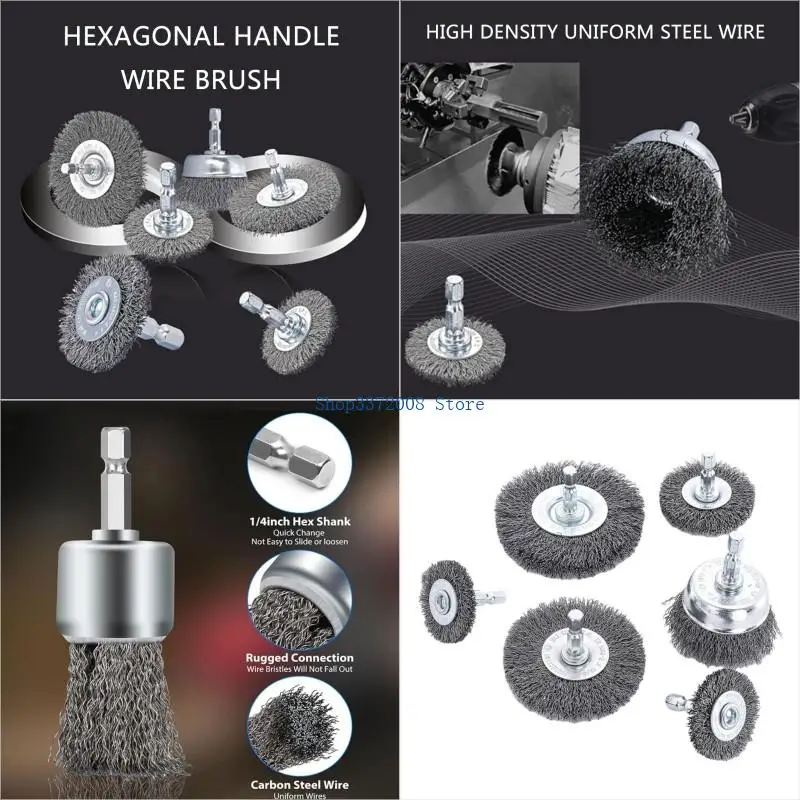 Проволочная щетка 6 шт.
Проволочная щетка 6 шт.