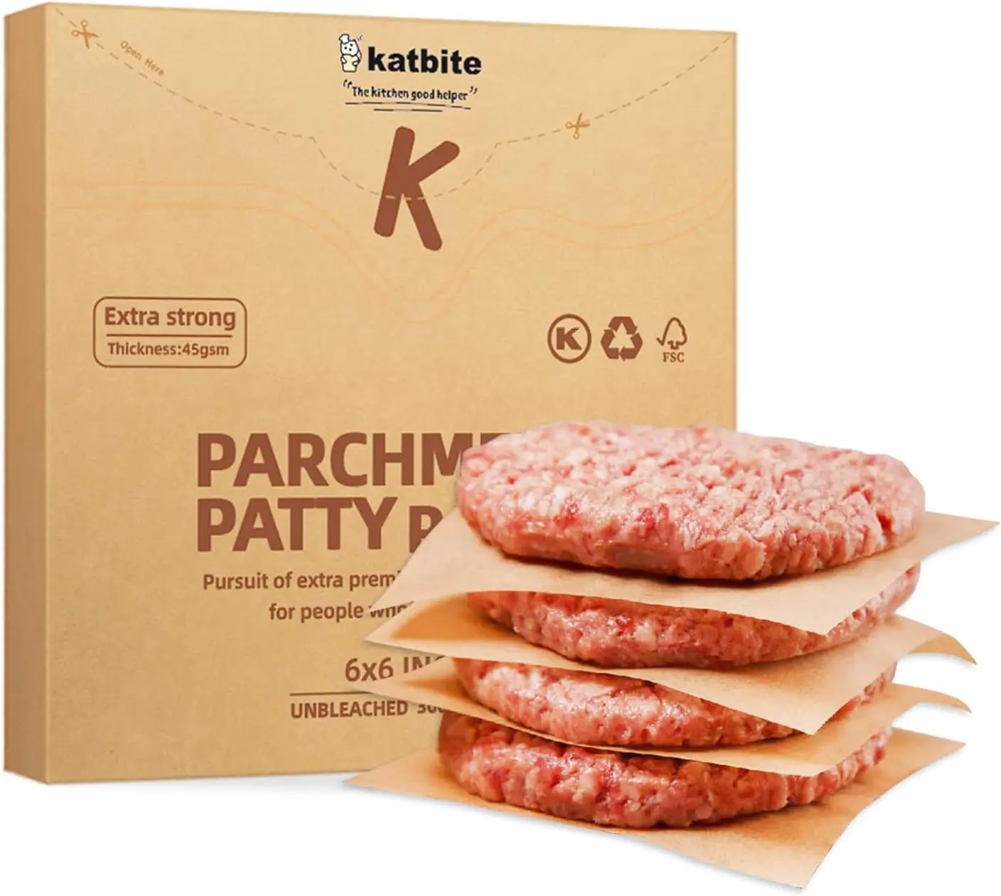 300 Pcs 6x6 Inch Unbleached Patty Paper, Heavy Duty Non-Stick Parchment Squares for Burgers, Cookies, Food Wrapping
300 Pcs 6x6 Inch Unbleached Patty Paper, Heavy Duty Non-Stick Parchment Squares for Burgers, Cookies, Food Wrapping