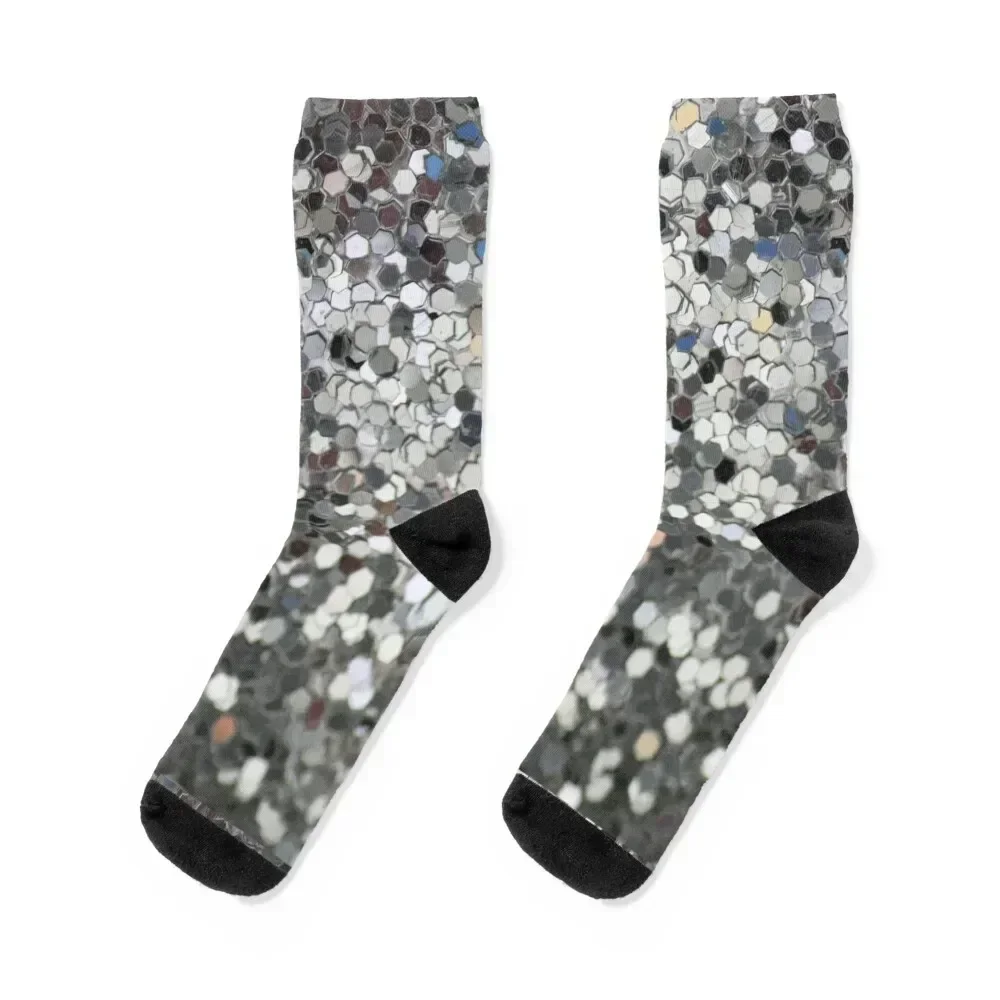 Silver Sequins Socks custom sports professional running anti slip football christmas gifts Mens Socks Women's
Silver Sequins Socks custom sports professional running anti slip football christmas gifts Mens Socks Women's