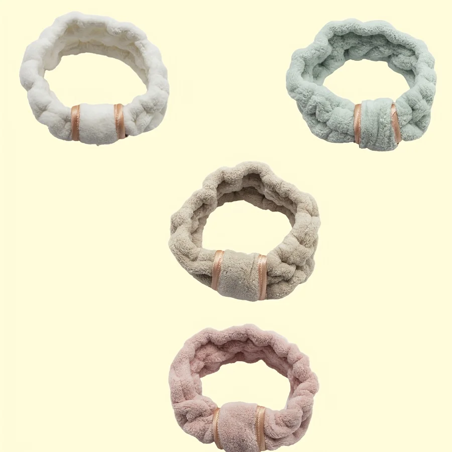 1PC Women's Face-washing Hairband, Movable Single Buckle Knot Hairband, Coral Velvet, Yoga Exercise Absorbent Hairband
1PC Women's Face-washing Hairband, Movable Single Buckle Knot Hairband, Coral Velvet, Yoga Exercise Absorbent Hairband