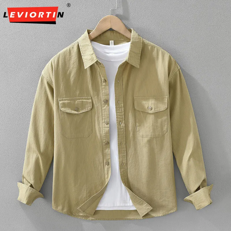 2025 Summer New Japanese workwear shirt for men, fashionable and versatile, artistic and casual, loose collar, solid color top
2025 Summer New Japanese workwear shirt for men, fashionable and versatile, artistic and casual, loose collar, solid color top