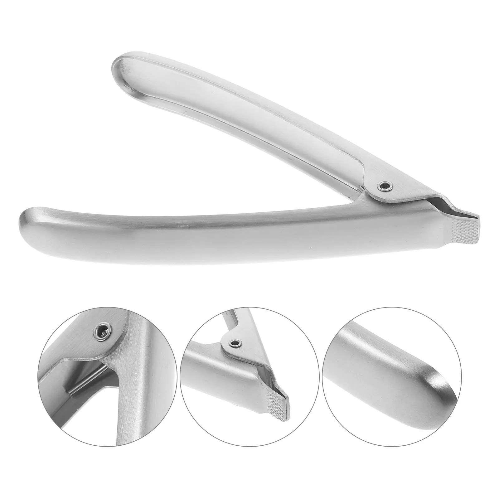 1Pcs Clam Opener Stainless Steel Rustproof Kitchen Supplies Non Slip Handle Strong Automatic Spring Clam Opener
1Pcs Clam Opener Stainless Steel Rustproof Kitchen Supplies Non Slip Handle Strong Automatic Spring Clam Opener