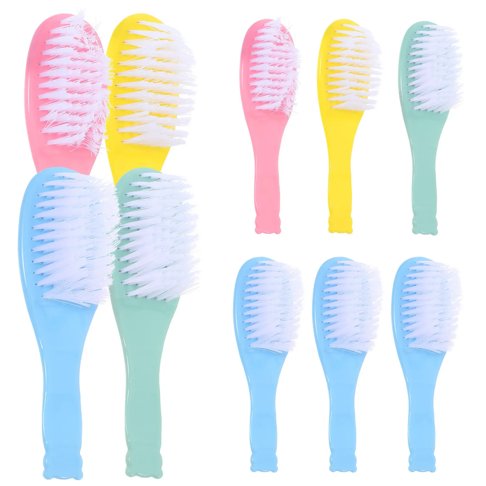 10Pcs Baby Head Care Brushes Comfortable Infant Hairbrushes Newborn Scalp Massage Detangling Household Baby Accessories
10Pcs Baby Head Care Brushes Comfortable Infant Hairbrushes Newborn Scalp Massage Detangling Household Baby Accessories