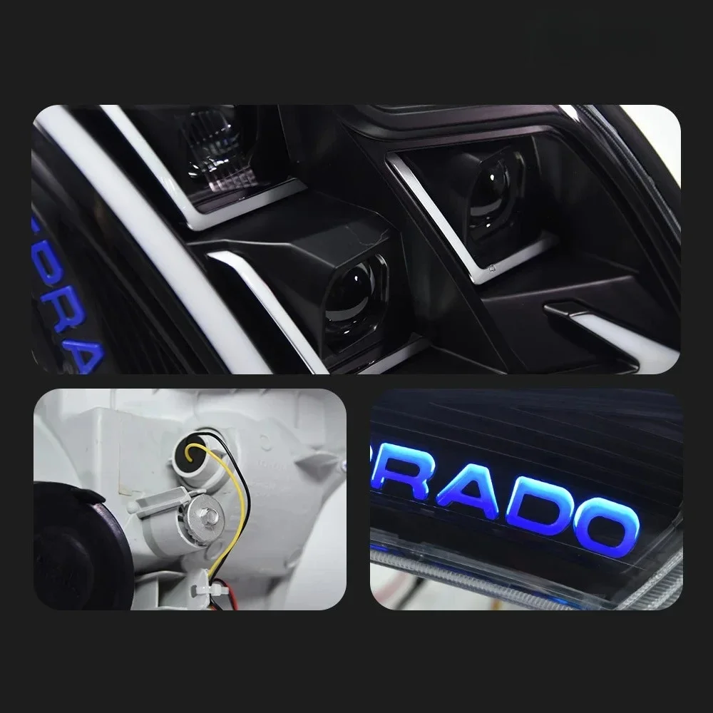 TYPY Новая светодиодная фара, обновленная, модифицированная для Toyota Prado LED 2003-2009, фара с динамическим сигналом, автоаксессуары 
TYPY Новая светодиодная фара, обновленная, модифицированная для Toyota Prado LED 2003-2009, фара с динамическим сигналом, автоаксессуары