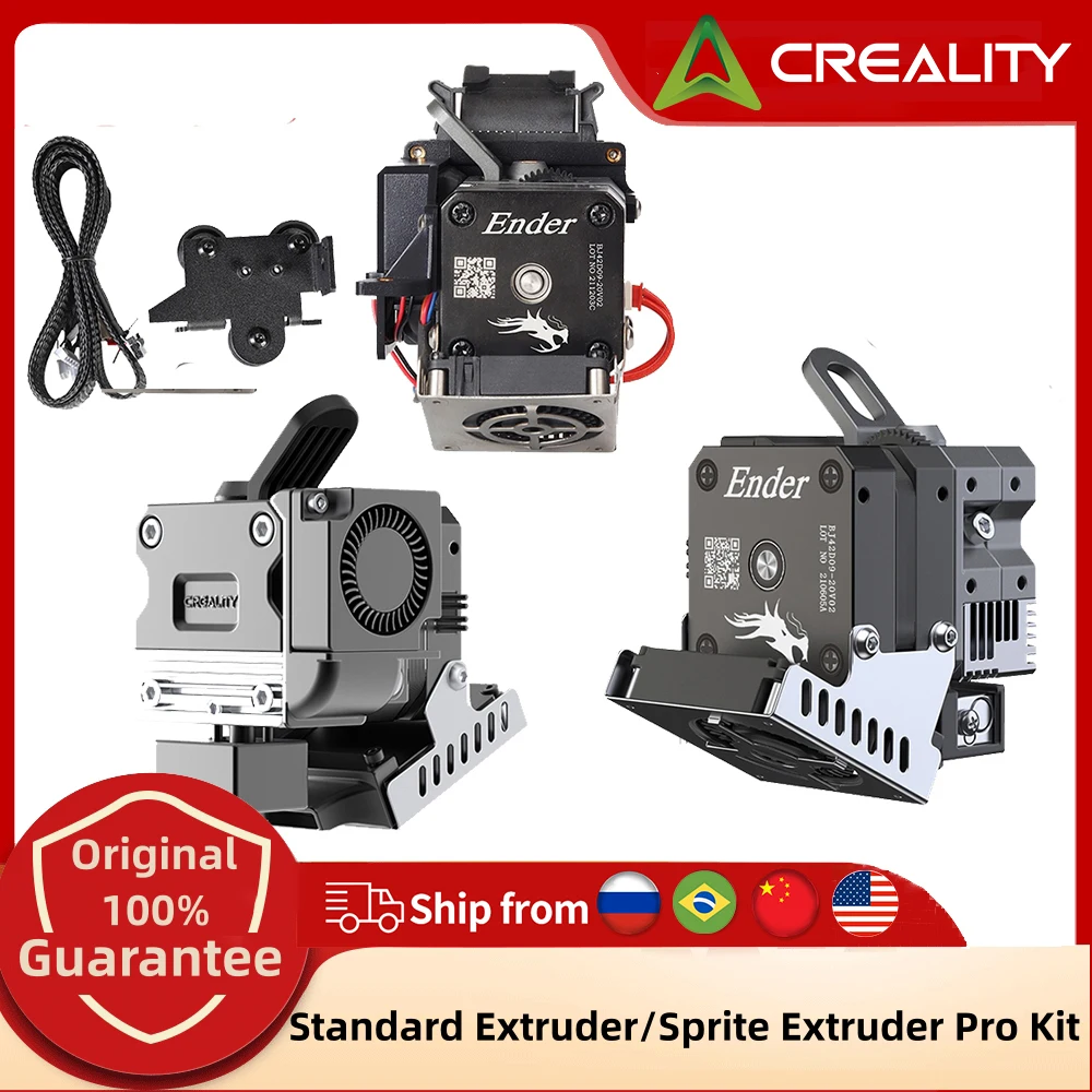 Creality Sprite Extruder Pro Kit 300р. ℃ Высокотемпературная печать Шаговый двигатель 80 Н для Ender 3 Ender 3 v2 Ender 3 pro Ender 3 Max
Creality Sprite Extruder Pro Kit 300р. ℃ Высокотемпературная печать Шаговый двигатель 80 Н для Ender 3 Ender 3 v2 Ender 3 pro Ender 3 Max