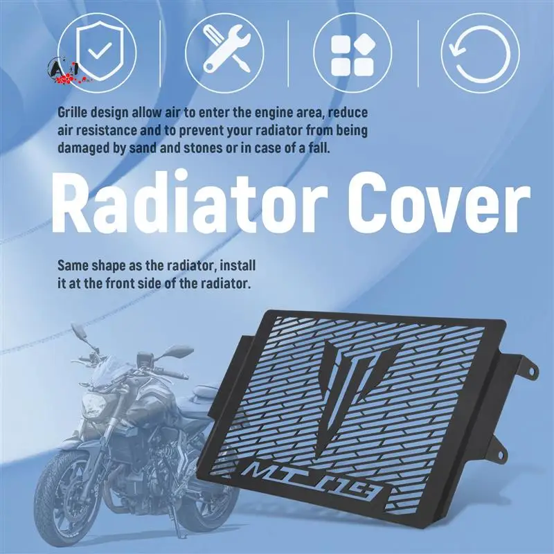 A10E-Radiator Guard Engine Cooler Grille Cover Protection For YAMAHA MT09 MT-09 2021 2022
A10E-Radiator Guard Engine Cooler Grille Cover Protection For YAMAHA MT09 MT-09 2021 2022