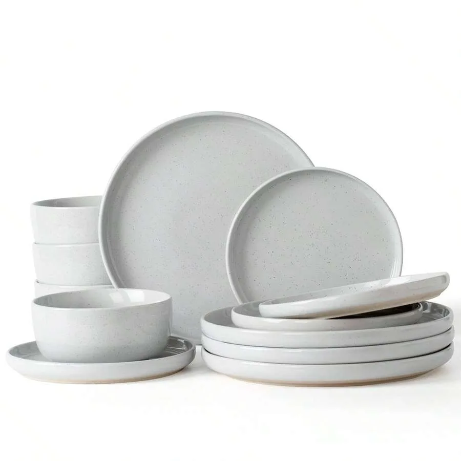 12 Pieces Dinnerware Sets, Dishes Set For 4, Plates And Bowls Set, Perfect For Your Friend For Housewarming, Thanksgiving, Chri
12 Pieces Dinnerware Sets, Dishes Set For 4, Plates And Bowls Set, Perfect For Your Friend For Housewarming, Thanksgiving, Chri