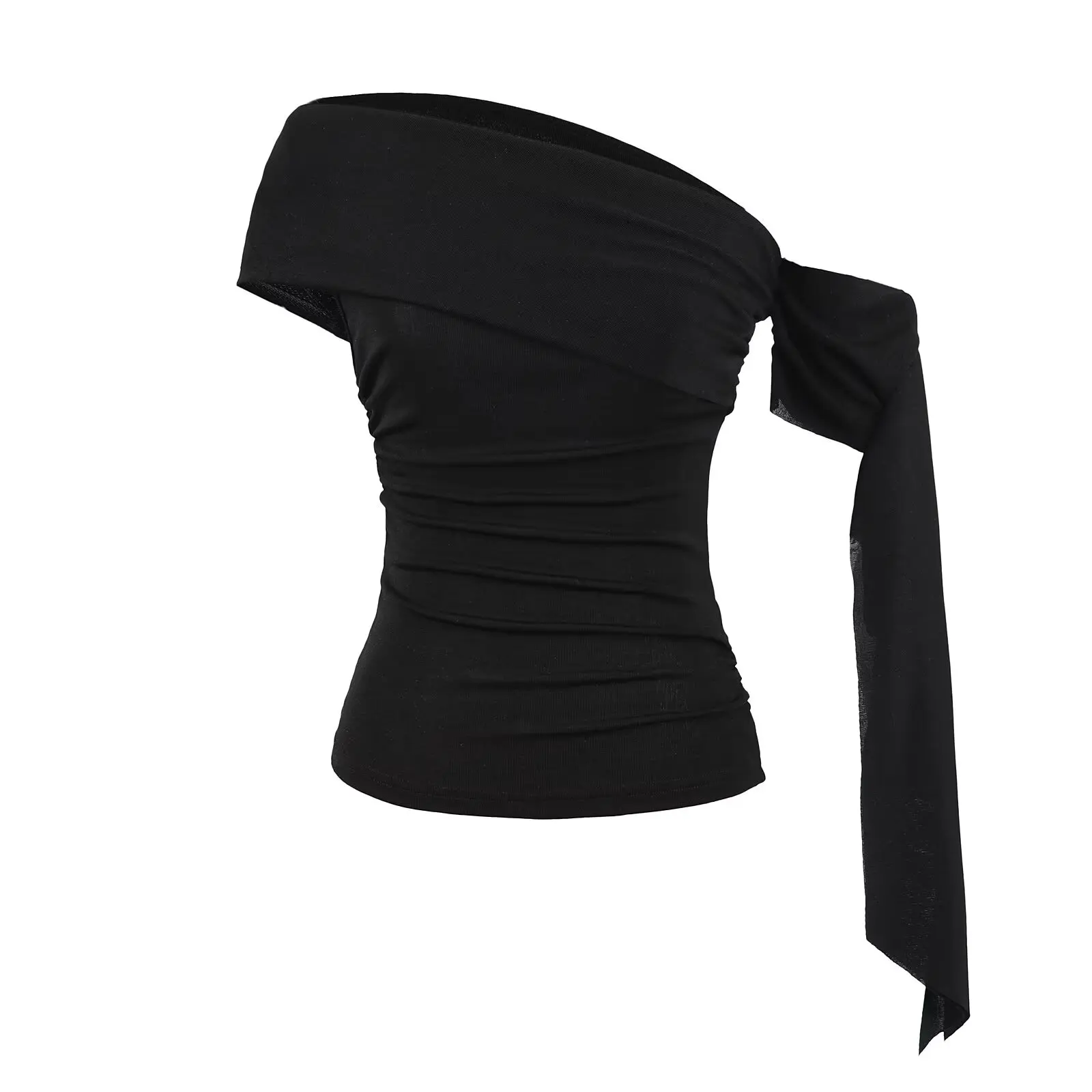 Pure Desire Sexy Sa на одно плечо с наклонным плечом, женский летний эластичный топ для похудения, горячая футболка ort Sve
Pure Desire Sexy Sa на одно плечо с наклонным плечом, женский летний эластичный топ для похудения, горячая футболка ort Sve