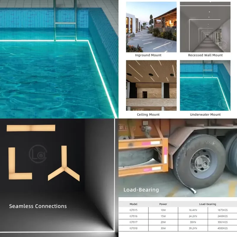 【CHIMU HOME】 Recessed Floor Linear Inground Light RGB IP68 Waterproof DC24V for Swimming Pool Linear Underground Underwater
【CHIMU HOME】 Recessed Floor Linear Inground Light RGB IP68 Waterproof DC24V for Swimming Pool Linear Underground Underwater