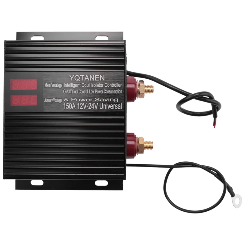 2X 150 Amp Dual Battery Smart Isolator Universal 12V/24V Voltage Sensitive Relay For ATV, UTV, RV, Truck
2X 150 Amp Dual Battery Smart Isolator Universal 12V/24V Voltage Sensitive Relay For ATV, UTV, RV, Truck