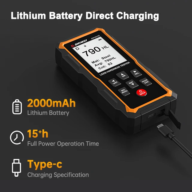 Sndway Portable Hardness Tester Metal Hardness Testing Machine Leeb Portable Durometer Industrial test Tools In stock
Sndway Portable Hardness Tester Metal Hardness Testing Machine Leeb Portable Durometer Industrial test Tools In stock