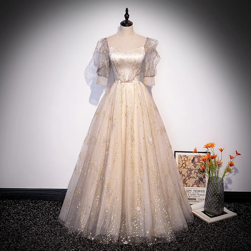 Champagne Color Evening Gown Women's New 2026 High-End Performance Costume Vocal Solo Exam Ele Midi Skirt Ball Gown
Champagne Color Evening Gown Women's New 2026 High-End Performance Costume Vocal Solo Exam Ele Midi Skirt Ball Gown