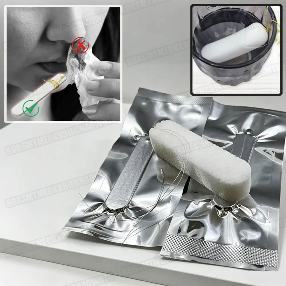 1/10/30/50pcs Nasal Dressing Sterile Nasal Hemostatic PVA Sponge Nose Quick Bleeding Haemostasis Plug For Medical Nose Protector
1/10/30/50pcs Nasal Dressing Sterile Nasal Hemostatic PVA Sponge Nose Quick Bleeding Haemostasis Plug For Medical Nose Protector