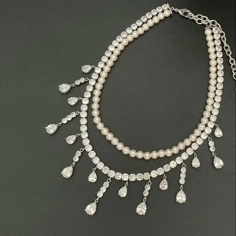 Necklace Fashion Temperament Light Luxury Drop Double Layer For Women Collares Para Mujer Collar Jewelry Collier Femme Pendant
Necklace Fashion Temperament Light Luxury Drop Double Layer For Women Collares Para Mujer Collar Jewelry Collier Femme Pendant