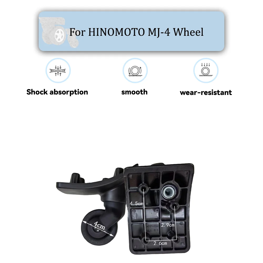 For HINOMOTO MJ-4 Universal Wheel Replacement Suitcase Silent Smooth Convenient Shock Absorbing Rotating Accessories Wheels
For HINOMOTO MJ-4 Universal Wheel Replacement Suitcase Silent Smooth Convenient Shock Absorbing Rotating Accessories Wheels