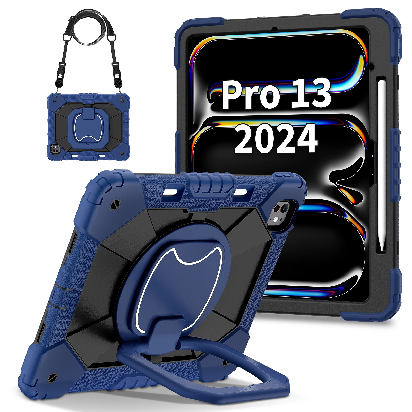 Tablet Protective Case Suitable for iPad Pro13 M4 (2024) with Satchel Stand 12 Colors Available
Tablet Protective Case Suitable for iPad Pro13 M4 (2024) with Satchel Stand 12 Colors Available