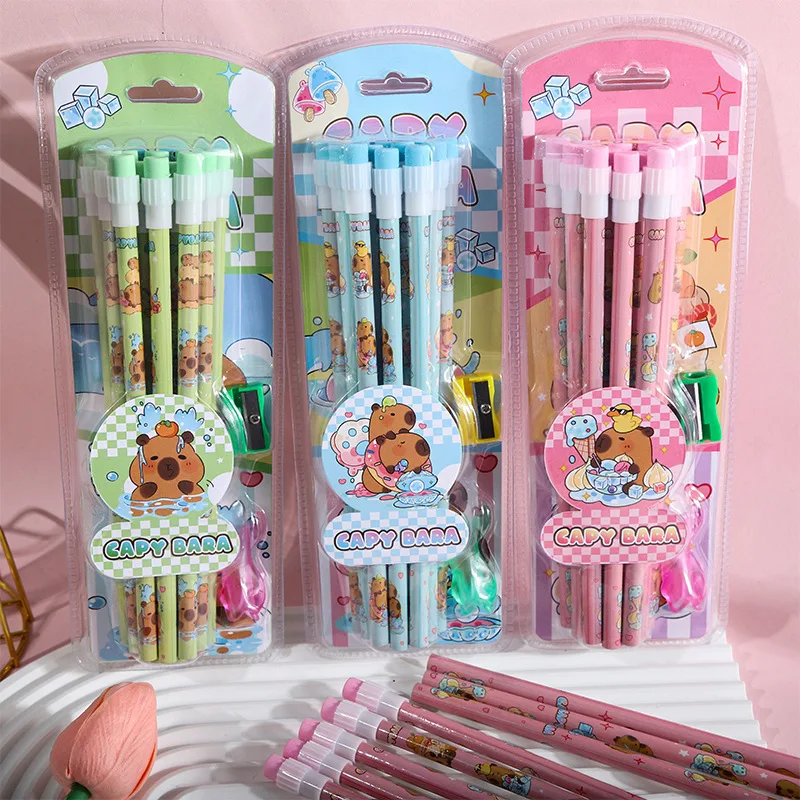Cute Capibara 12 Pack pencils Children's gifts High appearance Level Stationery 2B writing pencils with eraser
Cute Capibara 12 Pack pencils Children's gifts High appearance Level Stationery 2B writing pencils with eraser