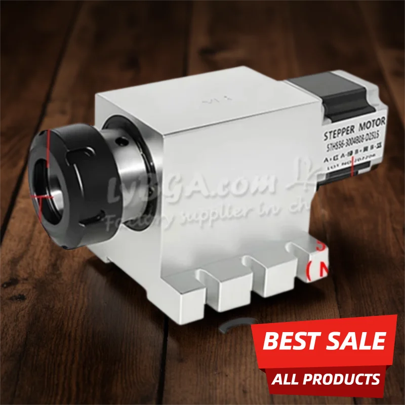 Редуктор LY CNC Harmonic Drive 4-го поколения, поворотный патрон для оси, передаточное число 50:1, 17-50-ER40, 57 мм, для двигателя Nema23, для фрезерного станка
Редуктор LY CNC Harmonic Drive 4-го поколения, поворотный патрон для оси, передаточное число 50:1, 17-50-ER40, 57 мм, для двигателя Nema23, для фрезерного станка