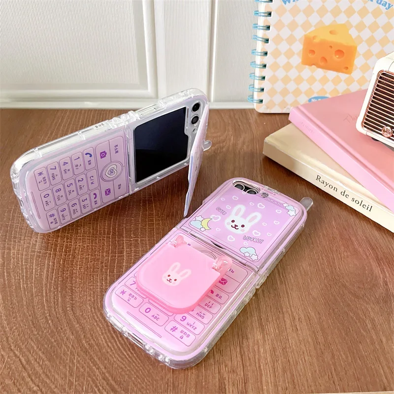 Rabbit Cat Retro Mobile Phone Case for Samsung Galaxy Z Flip 6 5 4 3 Protective Back Cover for ZFlip4 ZFlip5 ZFlip6 Case Shell
Rabbit Cat Retro Mobile Phone Case for Samsung Galaxy Z Flip 6 5 4 3 Protective Back Cover for ZFlip4 ZFlip5 ZFlip6 Case Shell