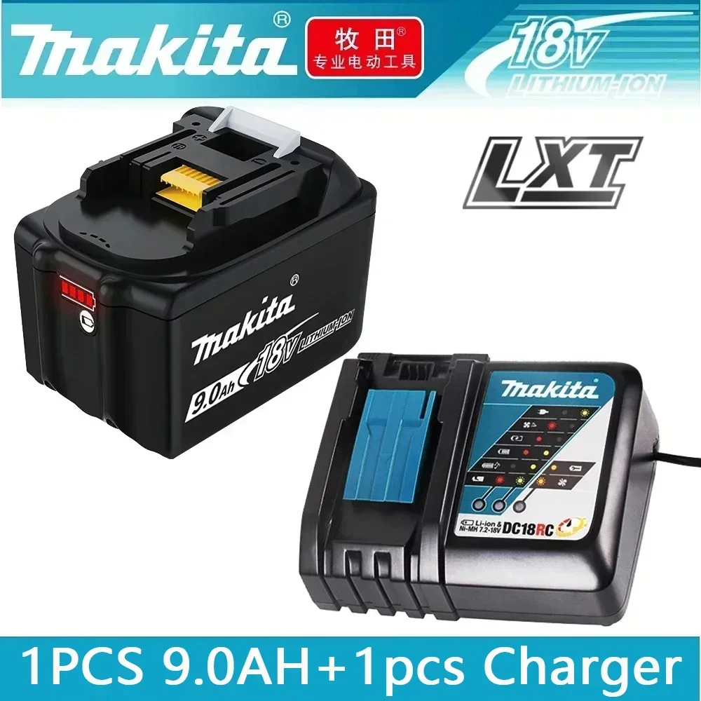New Original18V 9Ah Li-Ion Battery Replacement For Makita BL1860 BL1850B BL1840 BL1830 Power Tool Compatible with BL1850 Bl1850B
New Original18V 9Ah Li-Ion Battery Replacement For Makita BL1860 BL1850B BL1840 BL1830 Power Tool Compatible with BL1850 Bl1850B