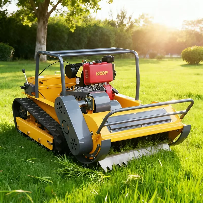 Diesel Engine Small Robot Grass Cutter Cutting Width 80cm 100cm 120cm Remote Control Crawler Lawn Mower Flail Mower
Diesel Engine Small Robot Grass Cutter Cutting Width 80cm 100cm 120cm Remote Control Crawler Lawn Mower Flail Mower