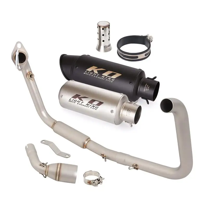 Full Exhaust System For Benelli TNT 125 2017-2023 Muffler Tips Header Mid Link Pipe Stainless Steel Removable DB Killer 51mm
Full Exhaust System For Benelli TNT 125 2017-2023 Muffler Tips Header Mid Link Pipe Stainless Steel Removable DB Killer 51mm