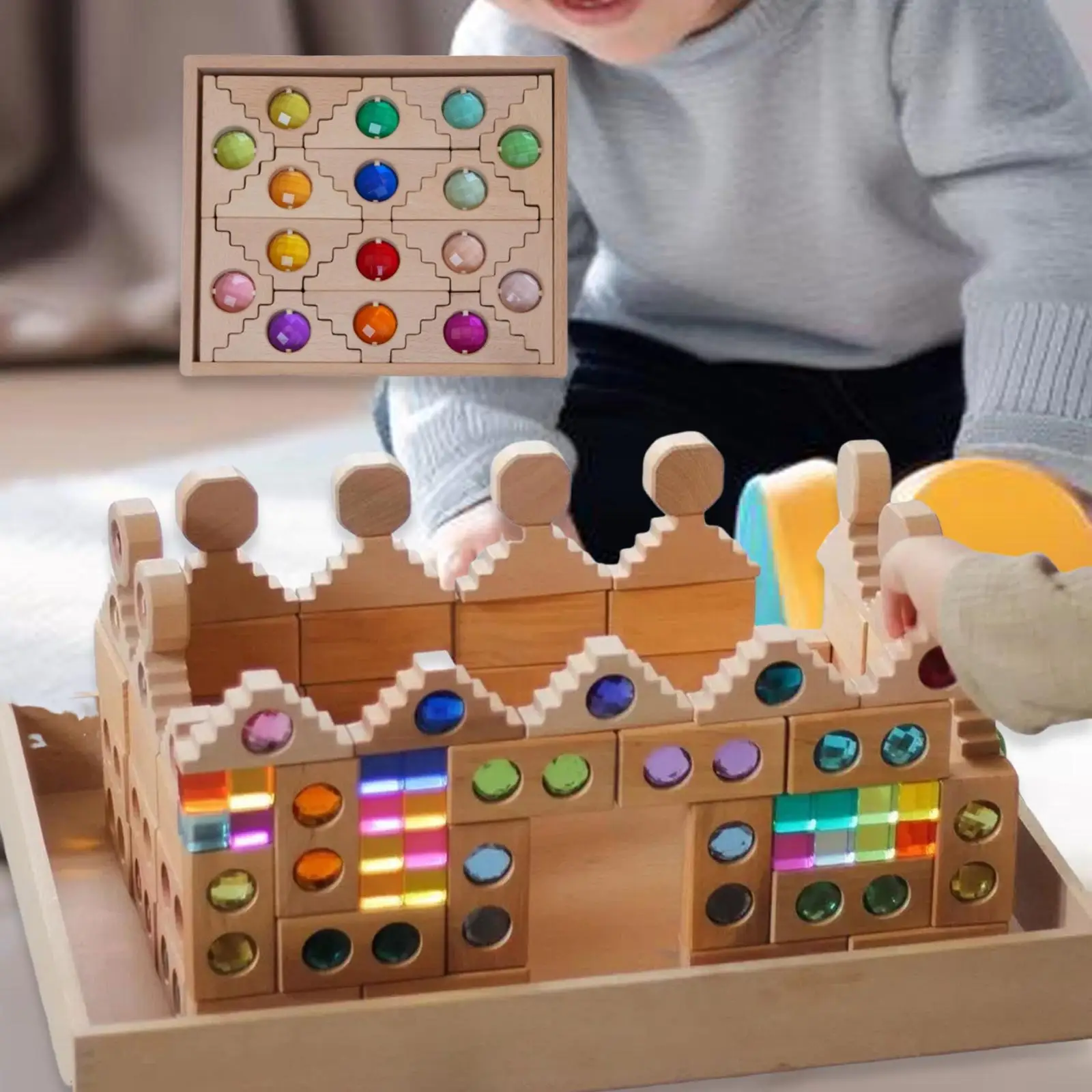 Cube Blocks Set Learn Color Fine Motor Skills Early Learning Birthday Gifts Building Blocks Rainbow Stacker for Kids Boys Girls
Cube Blocks Set Learn Color Fine Motor Skills Early Learning Birthday Gifts Building Blocks Rainbow Stacker for Kids Boys Girls