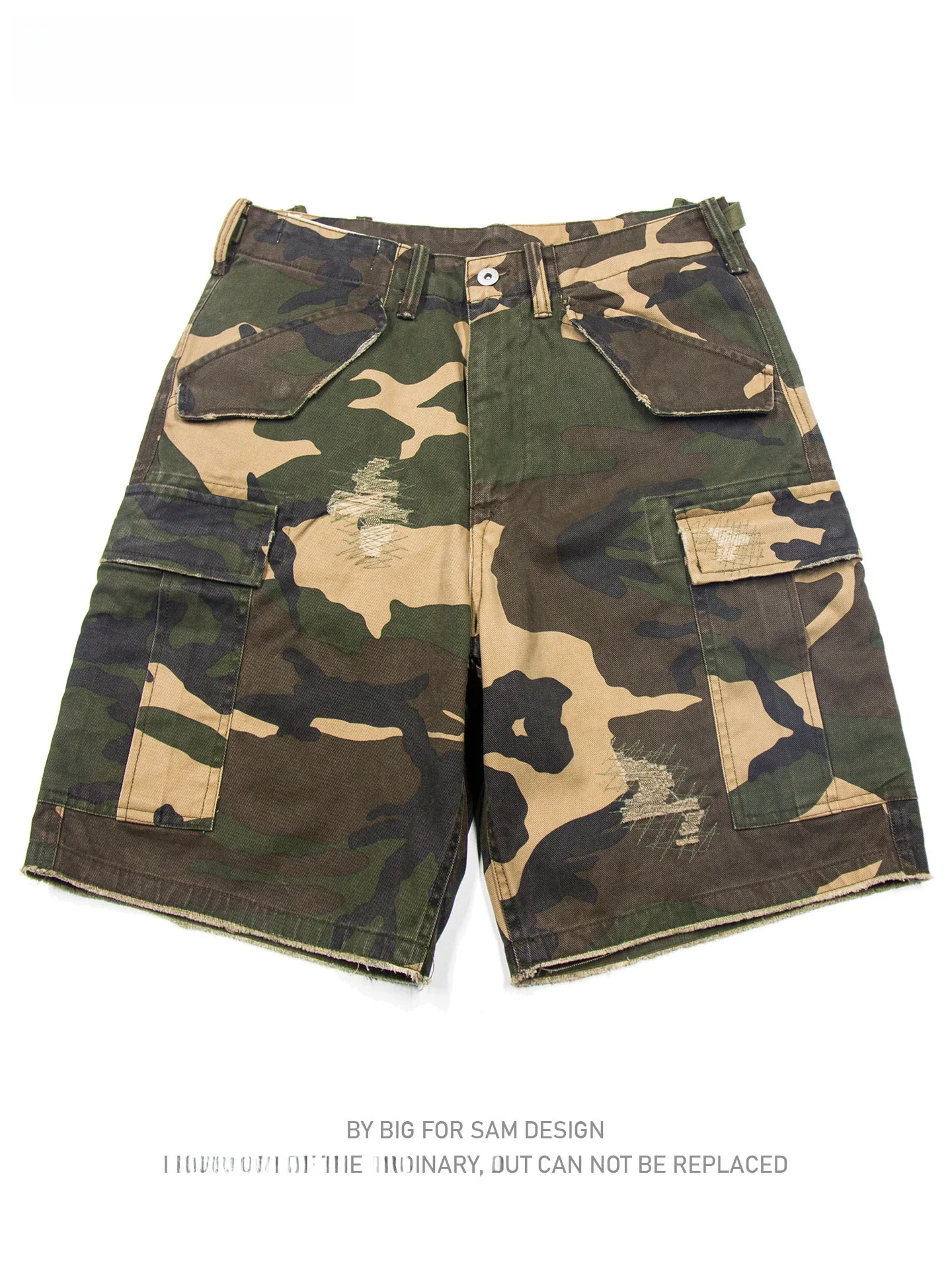 Bigforsam Heavyweight Washed Vintage Camo Workwear Shorts Men's American Trendy Brand M65 Five-Quarter Military Pants
Bigforsam Heavyweight Washed Vintage Camo Workwear Shorts Men's American Trendy Brand M65 Five-Quarter Military Pants