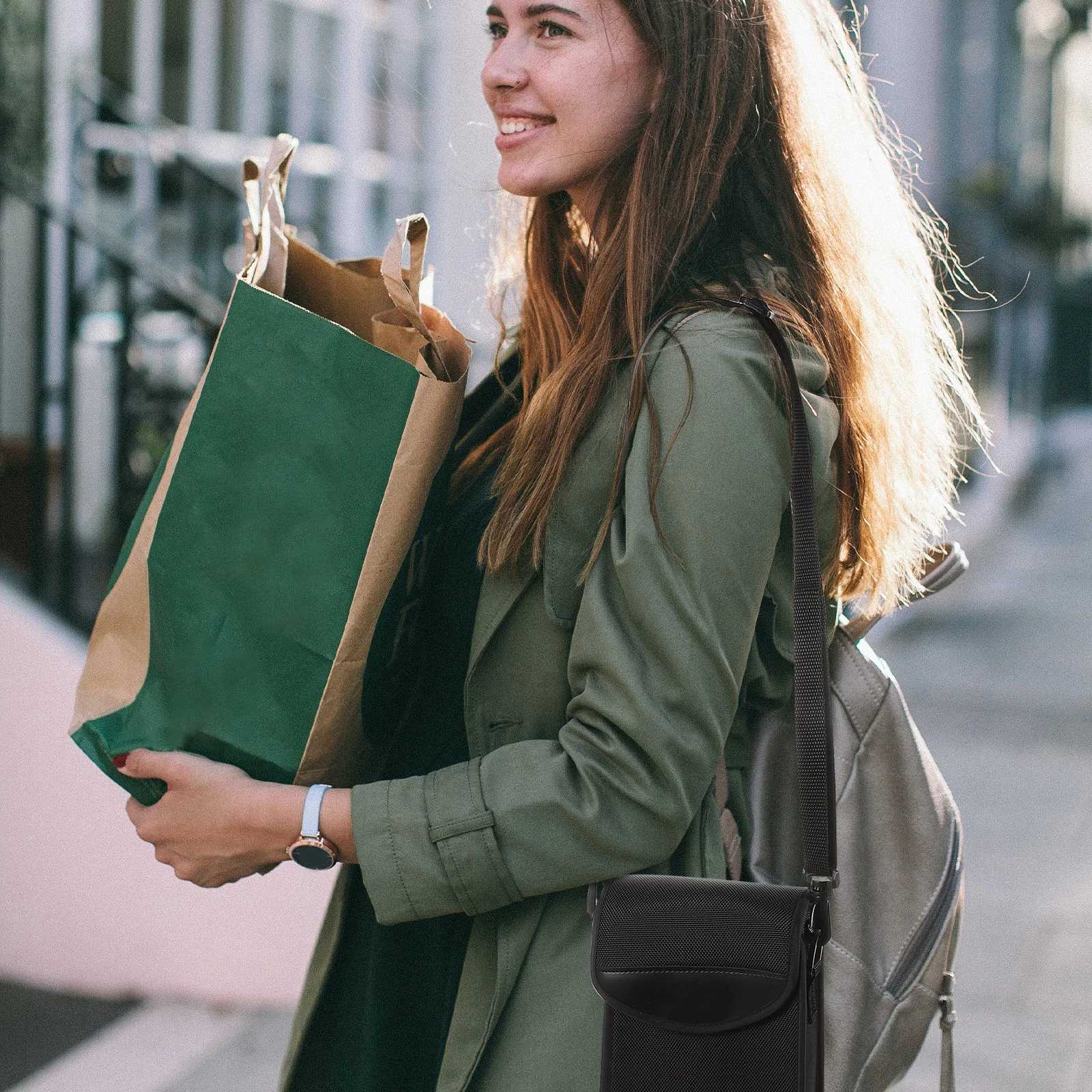 Fashion Telescope Storage Bag Black Simple Pattern Solid Color Design Comfortable Convenient Carry Home Travel Essentials
Fashion Telescope Storage Bag Black Simple Pattern Solid Color Design Comfortable Convenient Carry Home Travel Essentials