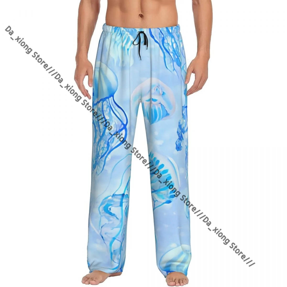 Мужская повседневная пижама с длинными брюками, свободный эластичный пояс с принтом медузы, уютная одежда для сна, домашние брюки для отдыха
Мужская повседневная пижама с длинными брюками, свободный эластичный пояс с принтом медузы, уютная одежда для сна, домашние брюки для отдыха