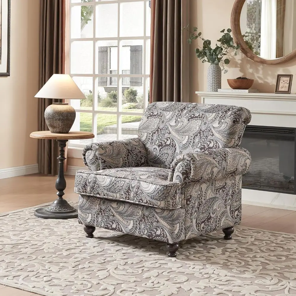 ern Accent Chair, Chenille Upholstered Armchair with Solid Wood Legs, loral Single Soa Chair or Living Room, Bedroom, Reading Ro
ern Accent Chair, Chenille Upholstered Armchair with Solid Wood Legs, loral Single Soa Chair or Living Room, Bedroom, Reading Ro