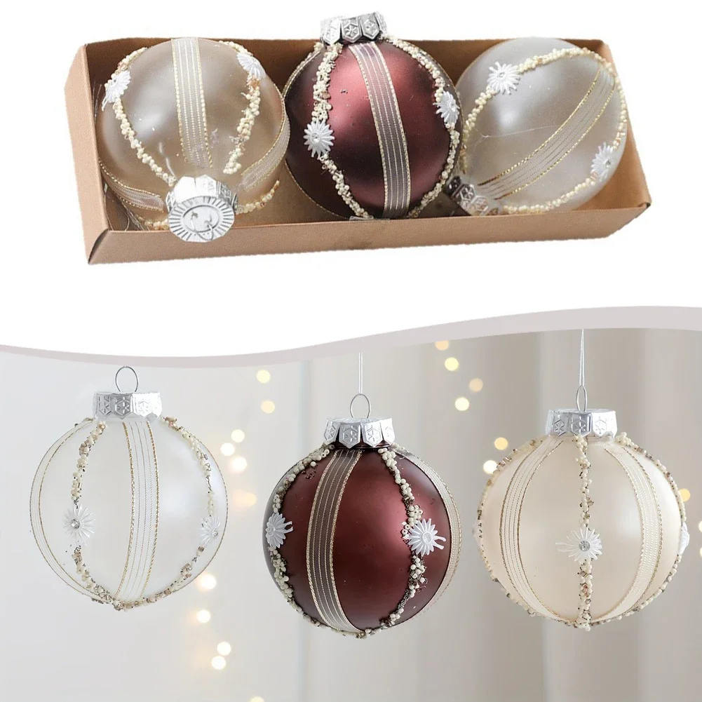 Set Of 3 Christmas Balls For Tree Hanging Ornaments 8cm Shatterproof Plastic Decorations Suitable For Holiday And Seasonal Use
Set Of 3 Christmas Balls For Tree Hanging Ornaments 8cm Shatterproof Plastic Decorations Suitable For Holiday And Seasonal Use