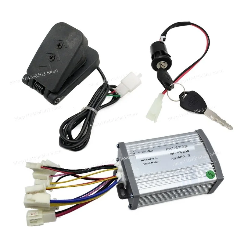 24V 36V 48V 1000W Brushed DC Motor Controller Foot Pedal Accelerator Power Lock Switch for Electric Vehicle Scooter
24V 36V 48V 1000W Brushed DC Motor Controller Foot Pedal Accelerator Power Lock Switch for Electric Vehicle Scooter